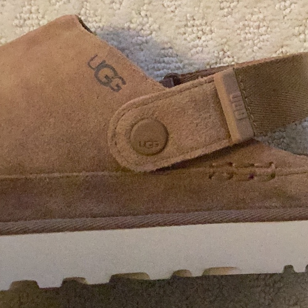 💥SALE💥 NWT UGG Goldenstar Suede Clogs, 10 - Picture 7 of 15
